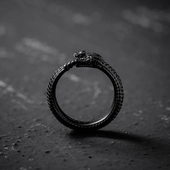 Ouroboros Ring: Brass / #11