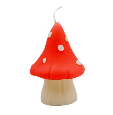 Mushroom Candle | Pillar red top