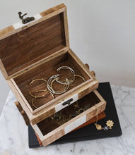 Load image into Gallery viewer, Indukala Crescent Moon Tiered Jewelry Box