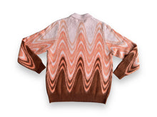 Load image into Gallery viewer, Ripple Knit Mohair Polo Sweater