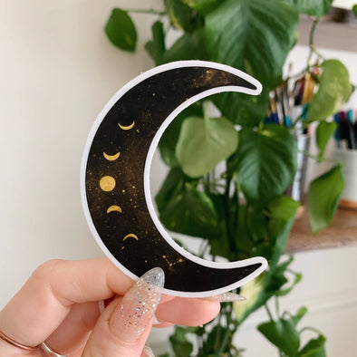 Jess Weymouth - Crescent Moon Sticker