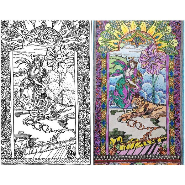 Enchanted Worlds: Coloring Book for the Mystical & Magical