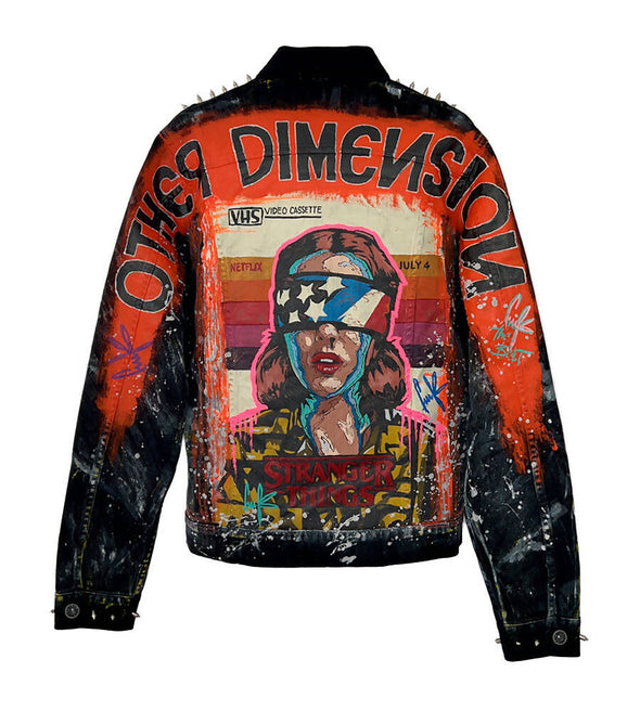 Hand-painted jacket Stranger things
