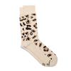 Socks that Protect Cheetahs beige