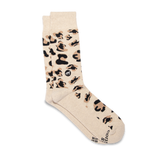 Load image into Gallery viewer, Socks That Protect Wildlife (Beige Leopard Print)