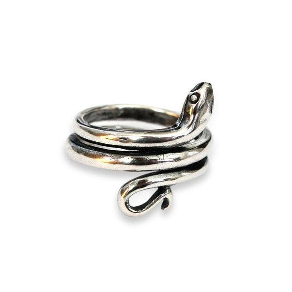 Moon Raven Designs - Cleopatra's Silver Snake Ring
