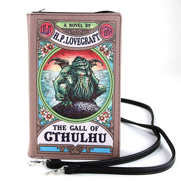 The Call Of Cthulhu Book Clutch Bag In Vinyl