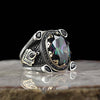 Ephesus Jewelry - Mystic Topaz Ring Solid Sterling Silver: 11 US