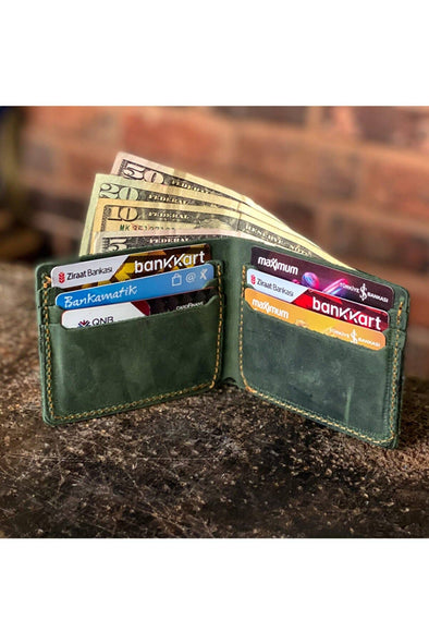Genuine Leather Wallet - Handmade Wallet - CardHolder