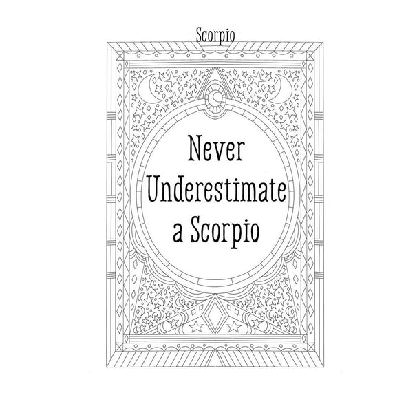 Scorpio: Your Cosmic Coloring Book