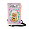 Stories about Cats Book Clutch Bag in Vinyl
