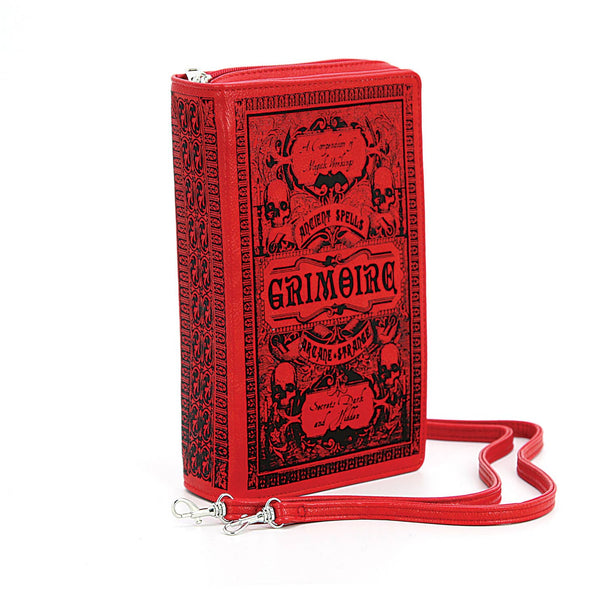 Grimoire Book Clutch Bag in Vinyl