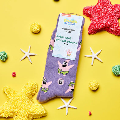 Patrick socks that protect oceans