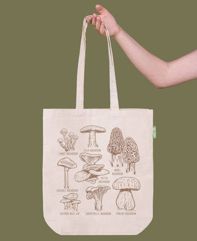 Mushroom Botanical Tote Bag