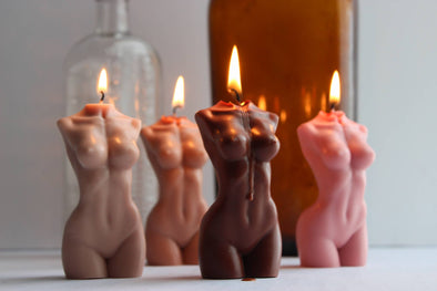 Body Candle - 5 inches: Flesh 1 (lightest)