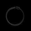 Ouroboros Bracelet: Black / 2.5"