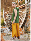 Loose Fit Harem Style Men's Yellow Pants