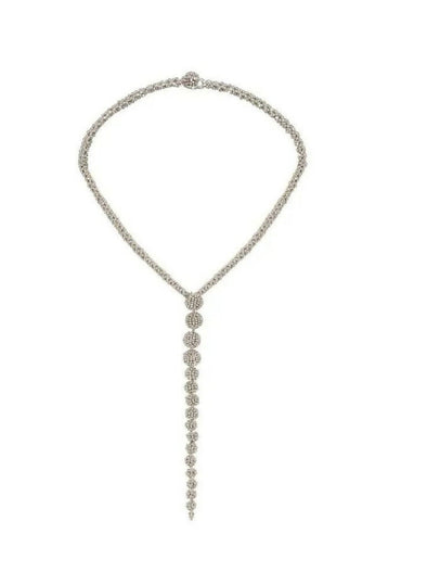 RATTLESNAKE NECKLACE - PLATINUM