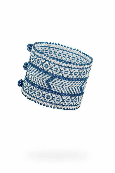 BRACELET - BLUE/SILVER