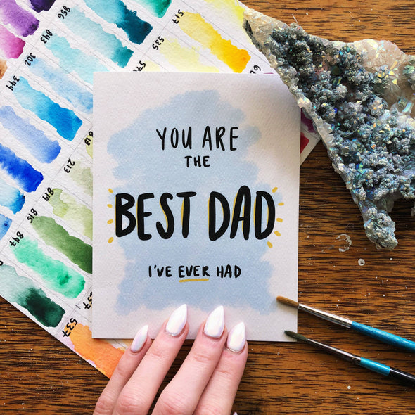 Jess Weymouth - Best Dad Ever Greeting Card
