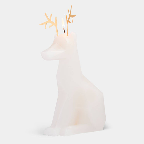 PyroPet Dyri White - Reindeer Candle