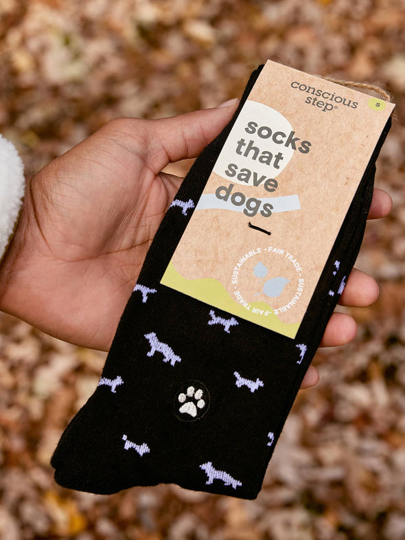 Socks that Save Dogs (Black Dogs)