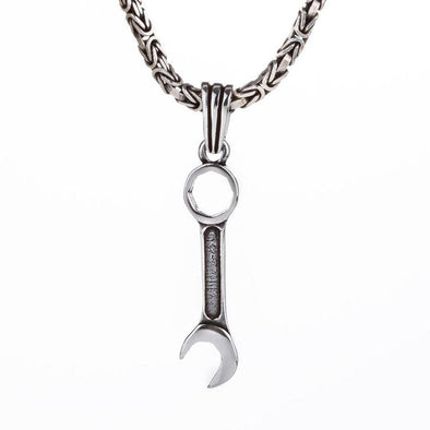 Ephesus Jewelry - Wrench Necklace In Sterling Silver