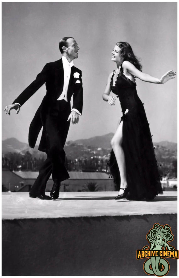 Archive Cinema - Fred Astaire & Rita Hayworth | Poster Print Wall Art