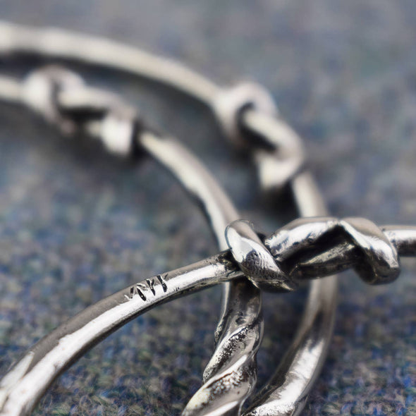 Small Replica Viking Age Pewter Twist Bracelet