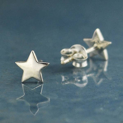 Star Post Earrings 6x6mm