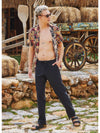 Men's Cotton Boho Pants Black