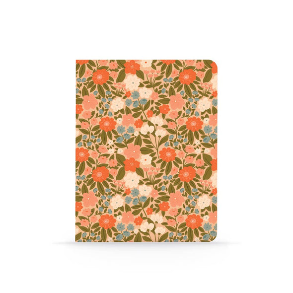 Blush Blossoms Medium Layflat Notebook