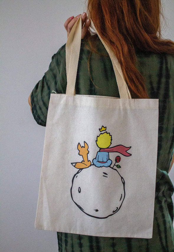 CRETE TRADING INC - Organic Cotton Tote Bag Little Prince