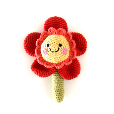 Pebble - Plush Flower Rattle