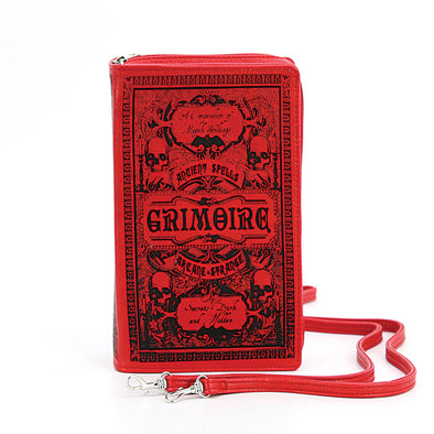 Grimoire Book Clutch Bag in Vinyl