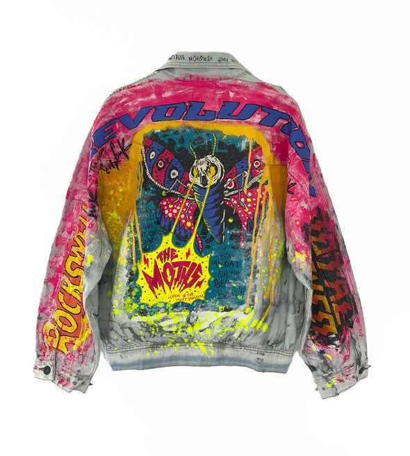 Hand-painted jacket Rock Kaiju