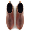 Brown Leather Bootie