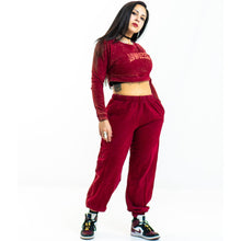 Load image into Gallery viewer, DISTORTION CROP TOP SWEATSHIRT