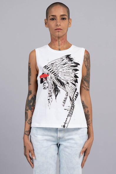 Slow fashion design tank top