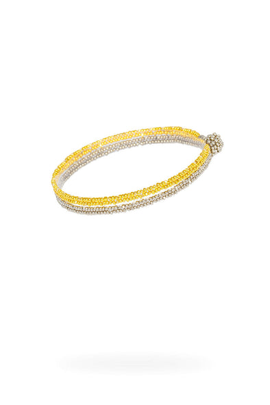 MINI DOUBLE BRACELET - GOLD/PLATINUM