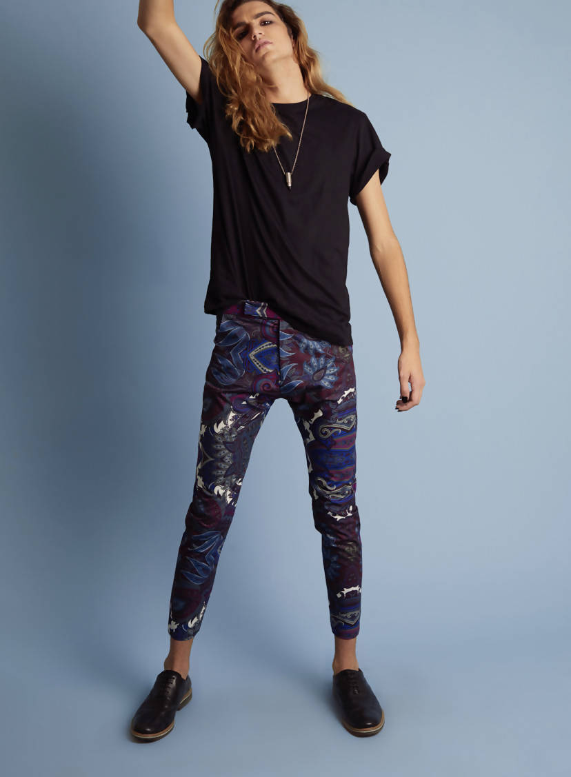 ✓ DEEP PURPLE TROUSERS  Sustanaible Fashion【Wynwood Tribe】 – wynwoodtribe