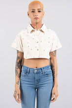 Load image into Gallery viewer, GOSSYPIUM PEACE WOMEN&#39;S CROP TOP