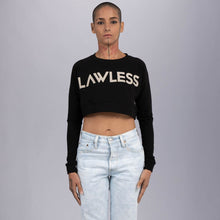 Load image into Gallery viewer, LAWLESS SWEATSHIRT CROP TOP