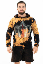 Load image into Gallery viewer, LOXODONTA TIE DYE HOODIE BLACK