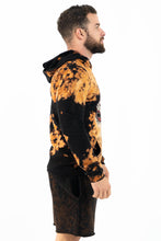 Load image into Gallery viewer, MIND OVER MATTER TIE DYE HOODIE BLACK