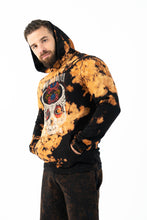 Load image into Gallery viewer, MIND OVER MATTER TIE DYE HOODIE BLACK