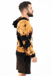 EQULIBRIUM TIE DYE HOODIE BLACK