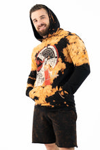 Load image into Gallery viewer, EQULIBRIUM TIE DYE HOODIE BLACK
