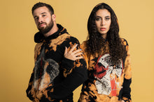 Load image into Gallery viewer, LOXODONTA TIE DYE HOODIE BLACK