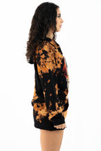 Load image into Gallery viewer, EQULIBRIUM TIE DYE HOODIE BLACK